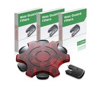 Compatible with MiniFit ProWax Hearing Aids Red-Black, Wax Guard Filters Replacement Earwax Protection Inserts for RITE RIC Receiver Systems, MiniFit ProWax Maintenance Kit 3 Packs 18 Filters