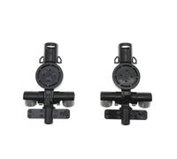 Compatible with Mitsubishi for Outlander MK3 2012 2013 2014 2015 8264A191HA 8264A192HA Left/Right Front Bumper Headlight Washer Spray Nozzle Jet with Cover Cap car Headlight Washer Jet