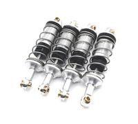 Compatible With MJX 1/14 14301 14302 RC Car Parts Hydraulic Shock Absorber Before And After Metal Upgrade Rc Shock Absorber(White)