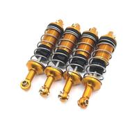 Compatible With MJX 1/14 14301 14302 RC Car Parts Hydraulic Shock Absorber Before And After Metal Upgrade Rc Shock Absorber(Yellow)