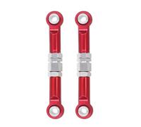 Compatible With MJX For Hyper Go 1/14 14209 14210 16207 16208 16209 16210 RC Car Parts Metal Front Steering Steering Links Tie Rod RC Accessories(Red)