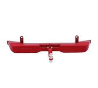 Compatible With MJX For Hyper Go H12Y 1/12 RC Crawler Car Upgrade Parts Accessories Aluminum Alloy Front Rear Bumper RC Car Bumper(Red,Rear)