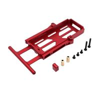 Compatible With MJX For Hyper Go H12Y 1/12 RC Crawler Car Upgrade Parts Accessories Metal Battery Box Tray Holder Case RC Spare Part(Red)