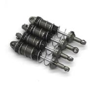 Compatible With MJX For Hyper Go H16 16207 16208 16209 16210 Rc Car Upgrade Parts 4pcs Aluminum Alloy Front Rear Shock Absorber RC Accessories(Grey)