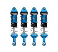 Compatible With MJX H16 16207 For WLtoys 144001 144002 For MN128 MN86 RC Car Parts Accessories 4 Pcs Metal Shock Absorber Damper RC Car Shocks Absorber(Blue)