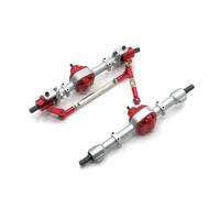 Compatible With MN D90 D91 D96 98 99S Remote Control Car Metal Upgrade Modified Parts Front And Rear Axle Assembly RC Front Rear Axle(Silver)