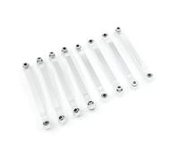 Compatible With MN D90 D91 D96 D99 D99S MN90 1/12 RC Car Upgrade Parts Metal For Chassis Pull Link Suspension Tie Rod RC Car Linkage(Silver,B)