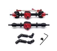 Compatible With MN D90 D91 D96 For MN98 99S 1/12 RC Car Parts Metal Upgrade Drive Shaft Front And Rear Axle Accessories RC Front Rear Axle(Black)