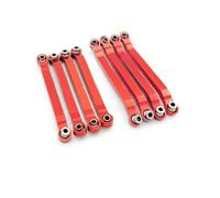 Compatible With MN D90 D96 MN98 MN99S MN45 Metal Chassis Link Rod Pull Rod Tie Rod Linkage RC Car Upgrades Parts Accessories RC Car Linkage(Red)