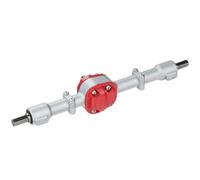 Compatible With MN D90 FJ45 For MN99s D91 D96 For MN82 For MN78 1/12 RC Car Refit Upgrade Parts Metal Front Rear Axle Set RC Front Rear Axle(Silver,Rear)