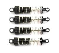 Compatible With MN D90 For MN99S For WPL C14 C24 For Wltoys A959 RC Car Upgrade Parts Accessories 4 Pcs Metal Shock Absorber Damper RC Car Shocks Absorber(Black)