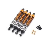 Compatible With Mn For MN-999 1/10 RC Car Parts Accessories Metal Upgrade External For Spring Hydraulic Shock Rc Shock Absorber(Yellow)