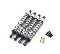 Compatible With Mn For MN-999 1/10 RC Car Parts Accessories Metal Upgrade External For Spring Hydraulic Shock Rc Shock Absorber(White)