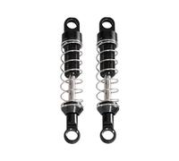 Compatible With MN For MN78 For MN82 1/12 Remote Control Car Upgrade Parts Replacement Accessories Metal Front Shock Absorber Rc car shock absorber(Black)
