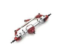 Compatible With MN For MN82 LC79 For MN78 1/12 RC Model Car Parts Accessories Metal Upgrade Front And Rear Axle Assemblies RC Front Rear Axle(Red,Front)