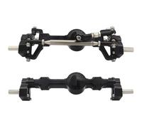 Compatible With MN For MN99S For MN98 D90 D91 D99 D99S MN90 1/12 RC Car Upgrade Parts Full Metal Front Rear Portal Axle RC Front Rear Axle(Black)