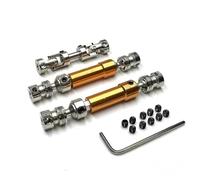 Compatible With MN128 MN86 MN86S MN86K MN86KS For MN G500 1/12 RC Car Upgrade Parts Accessories 3pcs Metal Drive Shaft CVD RC Car Accessories(Yellow)