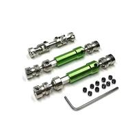 Compatible With MN128 MN86 MN86S MN86K MN86KS For MN G500 1/12 RC Car Upgrade Parts Accessories 3pcs Metal Drive Shaft CVD RC Car Accessories(Green)