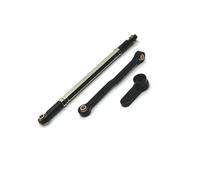 Compatible With MN168 For MN82 For MN78 D90 D91 D96 For MN99S RC Car Upgrade Parts Metal Steering Rod Servo Arm RC Car Linkage(Black)