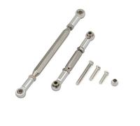 Compatible With MN78 1/12 RC Car Upgrade Parts Replacement Accessories 1 Pair Metal Steering Rod Links RC Car Linkage(Silver)