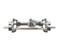 Compatible With MN99S For MN D90 D91 D96 For MN98 MN45 1/12 RC Car Upgrade Parts Metal Front And Rear Portal Axle Set RC Front Rear Axle(Silver,Front)