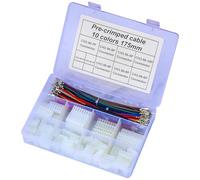 Compatible with Molex Wire-to-Board Connectors, KK 396 Connectors 3.96mm Pitch with 20AWG Premium Pre-Crimped Wire, KK 396 3.96mm 2P 3P 4P 5P 6P 7P 8P 9P 10P Housing (TC-MX-KK396-3.96mm)