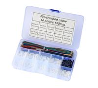 Compatible with Molex Wire-to-Board Connectors, PicoBlade Connectors 1.25mm Pitch with 28AWG Premium Pre-Crimped Wire, PicoBlade 1.25mm 2P 3P 4P 5P 6P 7P 8P 9P 10P Female Housing (TC-MX-1.25mm-MM)