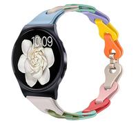 Compatible with Moto Watch 120 bands, 18mm, 20mm, 22mm Elastic Silicone Hollowed Out Replacement Straps Compatible with Moto 40, 70, 100, 120, 360 3rd Gen 2020 Smartwatch (18mm size band, Color)