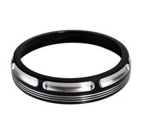 Compatible With Motorcycle Black 7" Burst Headlamp Headlight Trim Ring For Touring Electra Street Tri Road King FLHR FLHX FLTXR Universal Fit Aftermarket Replacement