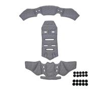 Compatible with Motorcycle Helmet Liner for Shoei VFX-W (Motocross) 2009-2016, Removable & Breathable Pad, Washable Interior Padding Replacement, Easy Installation,A Gray