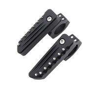 Compatible With Motorcycle Models Tiger660 Tiger800 Tiger900 GT PRO Explorer 1200 Front Foot Pegs Folding Footrests Clamps 22mm 28mm Universal Fit(Black)