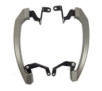 Compatible With MT07 For FZ07 2014 2015 2016 2017 Motorcycle Accessories Rear Grab Bars Rear Passenger For Seat Hand Handl Motorcycle Backrest Detachable(Titanium)