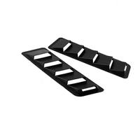Compatible With Mustang 2Pcs Car Hood Vents Air Flow Intake Hood Louver Window Cooling Panel Turbo Bonnet Car Decoration Car Bonnet Vent
