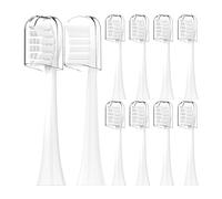 Compatible with My Variations The Electric Toothbrush Replacement Brush Heads,Compatible for My Variations with Protection Cover(White)