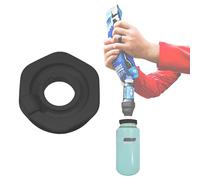 Compatible with Nalgene Wide Mouth Bottles, Water Filter Adapter for Sawyer Squeeze - Water Filtration fixtures for Camping & Hiking.Leak-Proof, Fast Connect-Perfect for Outdoor Adventures (Black)