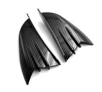 Compatible With NINJA 300 For NINJA 400 For NINJA 650 For Z400 Motorcycle Universal Down Winglet Aerodynamic For Wing Kit Spoiler Motorcycle Side Spoiler(Glossy Carbon Look)