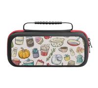 Compatible with Nintendo Switch Case, Cooking Utensils Protective Travel Carry Case Compatible with Switch Lite/Oled Console Case with Pockets for Accessories And Games