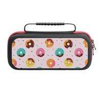 Compatible with Nintendo Switch Case, Donut(1) Travel Carry Case Compatible with Switch Lite/Oled Console Case, Protective Case with Pockets for Accessories & Games