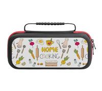 Compatible with Nintendo Switch Case, Home Cooking Protective Travel Carry Case Compatible with Switch Lite/Oled Console Case with Pockets for Accessories And Games