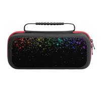 Compatible with Nintendo Switch Case, Night Rainbow Sparkles Travel Carry Case Compatible with Switch Lite/Oled Console Case, Protective Case with Pockets for Accessories & Games