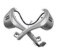 Compatible With Nissan For Navara 2017-2021 For Terra 2018-2020 255503TA3A Car Multi-functional Steering Wheel Cruise Control Switch Steering Wheel parts(Silver)