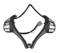 Compatible With Nissan For Navara 2017-2021 For Terra 2018-2020 255503TA3A Car Multi-functional Steering Wheel Cruise Control Switch Steering Wheel parts(Carbon fiber)