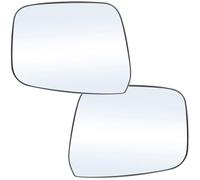 Compatible With Nissan For Navara D40 2007 2008 2009 2010 2011 2012 2013 Car Left Right Side Wing Heated Mirror Glass 96366EB11A 96365EB10A RearView Mirror Glass(Left and Right)
