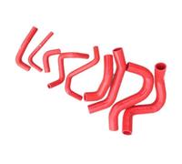 Compatible with Nissan for Patrol Y60 GQ RD28T 2.8L for Turbo 1994 1995 1996 1997 Car Silicone Radiator Hose Radiator Coolant Water Hose Pipe Radiator Coolant Hose