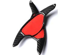 Compatible With Nissan For Rogue For Nismo 2021 1 Pair Carbon Fiber Steering Wheel Shifter Paddles Extend Sticker Car Accessories(Red)