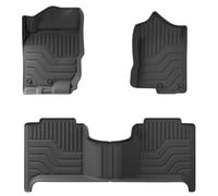 Compatible With Nissan Titan 2017-2024 TPE 3D Floor Mats Cargo Liner Trunk Pad Tray Accessories Black(Titan LHD 3P)