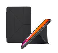 Compatible with Nokia T20 Smart Tablet Cover Case,Slim Protective Folio Shell Cover,Could Multi-Angle Viewing TPU Leather Case, Auto Sleep/Wake zy (Black)