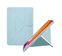 Compatible with Nokia T20 Smart Tablet Cover Case,Slim Protective Folio Shell Cover,Could Multi-Angle Viewing TPU Leather Case, Auto Sleep/Wake zy (White ICE)
