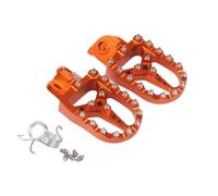 Compatible With NORDEN 901 NORDEN901 2021 2022 2023 Universal Fit Motorcycle Accessories Footrest Foot Pegs Foot Rests Pedals Footpegs Parts Aftermarket Replacement(Orange)
