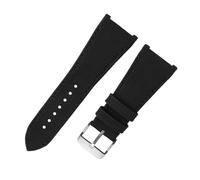 Compatible With OCTO FINISSIMO 103068 102713 FKM Leather Watch Strap Fluororubber Watchban 30-22mm Men